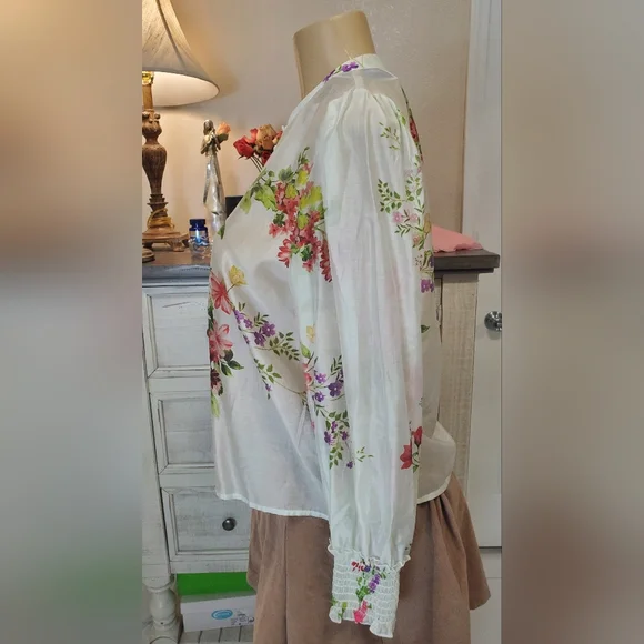 Bailey / 44 Floral Button-Up Blouse - Picture 2 of 6